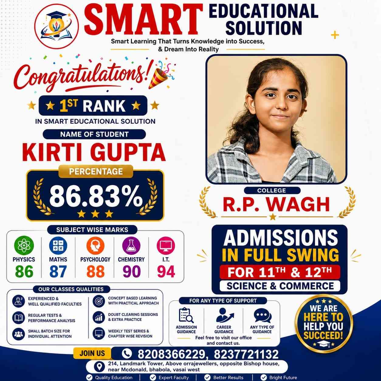 Kirti Gupta - R.P. Wagh College